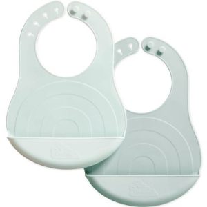 achetez Lot de 2 bavoirs en silicone arc-en-ciel Blue Mix Cam Cam Copenhagen au meilleur prix en promo