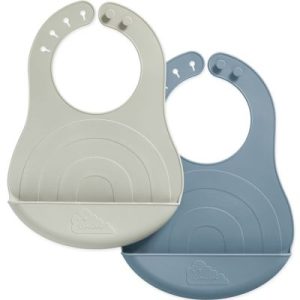 achetez Lot de 2 bavoirs en silicone arc-en-ciel Midnight Mix Cam Cam Copenhagen au meilleur prix en promo