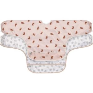 achetez Lot de 2 bavoirs manches longues avec poche Little Forest Lapin Lässig au meilleur prix en promo