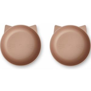 achetez Lot de 2 bols Solina Cat pale tuscany Liewood au meilleur prix en promo