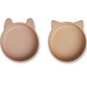 achetez Lot de 2 bols en silicone Vanessa Tuscany rose pale tuscany mix Liewood au meilleur prix en promo