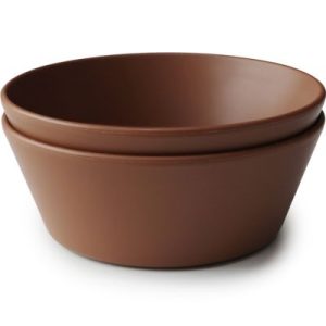 achetez Lot de 2 bols ronds Caramel Mushie au meilleur prix en promo