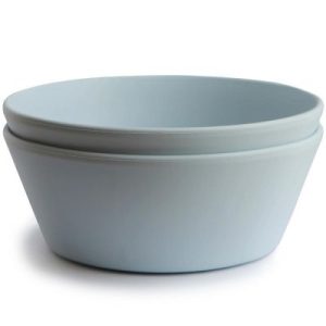 achetez Lot de 2 bols ronds Powder blue Mushie au meilleur prix en promo