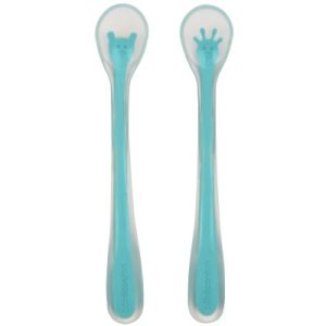 achetez Lot de 2 cuillères douces en silicone motif aléatoire Bébé Confort au meilleur prix en promo