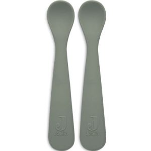 achetez Lot de 2 cuillères en silicone Ash Green Jollein au meilleur prix en promo