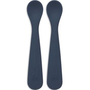 achetez Lot de 2 cuillères en silicone Jeans Blue Jollein au meilleur prix en promo