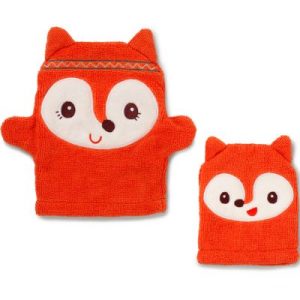 achetez Lot de 2 gants de toilette marionnette Alice Lilliputiens au meilleur prix en promo