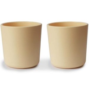 achetez Lot de 2 gobelets Pale daffodil Mushie au meilleur prix en promo