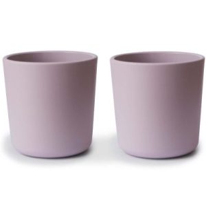 achetez Lot de 2 gobelets Soft lilac Mushie au meilleur prix en promo