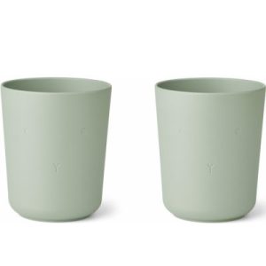 achetez Lot de 2 gobelets Stine Rabbit dusty mint Liewood au meilleur prix en promo