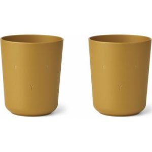achetez Lot de 2 gobelets Stine Rabbit golden caramel Liewood au meilleur prix en promo