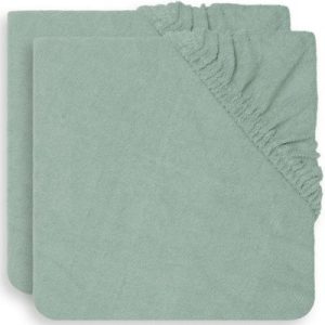 achetez Lot de 2 housses de matelas à langer Ash green vert (50 x 70 cm) Jollein au meilleur prix en promo