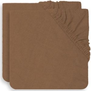 achetez Lot de 2 housses de matelas à langer caramel (50 x 70 cm) Jollein au meilleur prix en promo