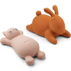 achetez Lot de 2 jouets de bain Vikky Cat rose Liewood au meilleur prix en promo