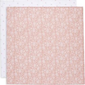 achetez Lot de 2 langes en coton bio Paisley & Halo (70 x 70 cm) Jollein au meilleur prix en promo