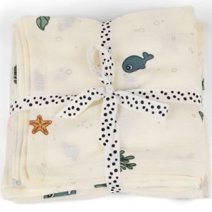 achetez Lot de 2 maxi langes Sea friends Done by Deer au meilleur prix en promo