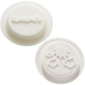 achetez Lot de 2 opercules en silicone pour biberon nuages & amour Le Biberon Français au meilleur prix en promo