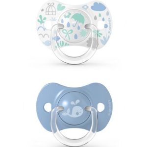 achetez Lot de 2 sucettes symétriques SX PRO Memories bleu (18 mois et +) Suavinex au meilleur prix en promo