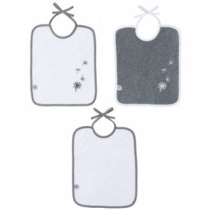 achetez Lot de 3 bavoirs à nouer bio Jeune pousse Babycalin au meilleur prix en promo