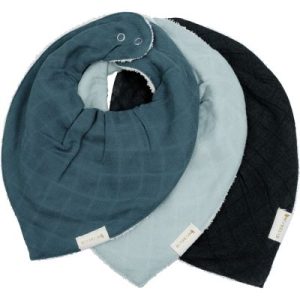 achetez Lot de 3 bavoirs bandanas Moon Beam Fabelab au meilleur prix en promo