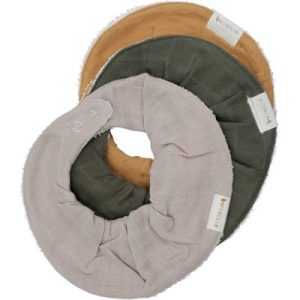 achetez Lot de 3 bavoirs bandanas Olive Garden Fabelab au meilleur prix en promo