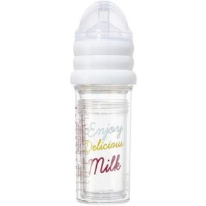 achetez Lot de 3 biberons anti colique gigogne Enjoy delicious (360 ml et 210 ml) Le Biberon Français au meilleur prix en promo
