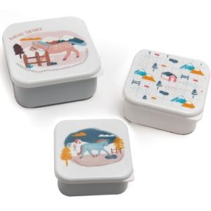 achetez Lot de 3 boîtes à goûter Marceau Amadeus Les Petits au meilleur prix en promo