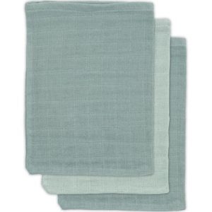 achetez Lot de 3 gants de toilette en bambou Ash green vert Jollein au meilleur prix en promo
