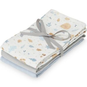 achetez Lot de 3 langes Forest bleu (70 x 70 cm) Cam Cam Copenhagen au meilleur prix en promo