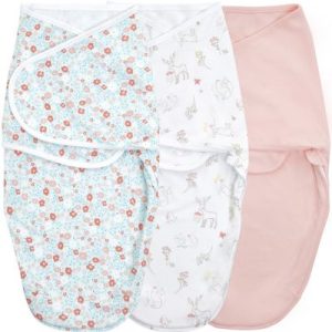 achetez Lot de 3 langes d'emmaillotage Fairy tale flowers (0-3 mois) aden + anais au meilleur prix en promo