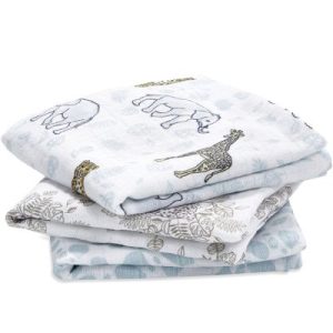 achetez Lot de 3 langes en coton Jungle (70 x 70 cm) aden + anais au meilleur prix en promo