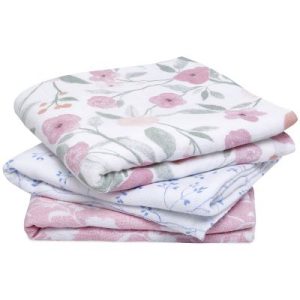 achetez Lot de 3 langes en coton Ma Fleur (70 x 70 cm) aden + anais au meilleur prix en promo