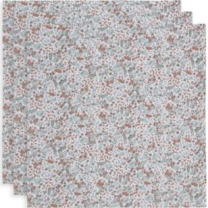 achetez Lot de 3 langes en mousseline de coton Bloom (70 x 70 cm) Jollein au meilleur prix en promo