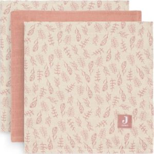 achetez Lot de 3 langes en mousseline de coton Meadow Rosewood (70 x 70 cm) Jollein au meilleur prix en promo
