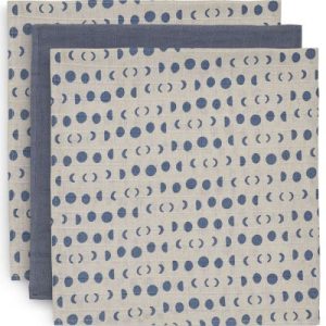 achetez Lot de 3 langes en mousseline de coton Moonlight (70 x 70 cm) Jollein au meilleur prix en promo