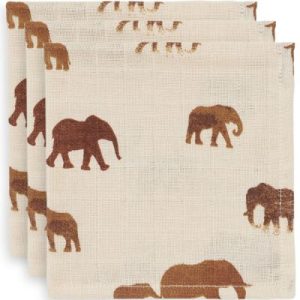 achetez Lot de 3 langes en mousseline de coton Savannah (70 x 70 cm) Jollein au meilleur prix en promo