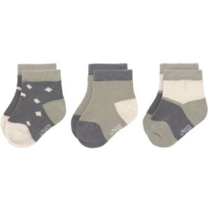 achetez Lot de 3 paires de chaussettes bébé en coton bio Cozy Leg Olive (pointure 19-22) Lässig au meilleur prix en promo