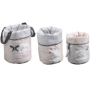 achetez Lot de 3 paniers de toilette Miss Fleur de Lune Sauthon au meilleur prix en promo