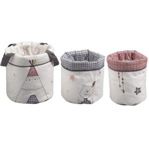 achetez Lot de 3 paniers de toilette Timouki Sauthon au meilleur prix en promo