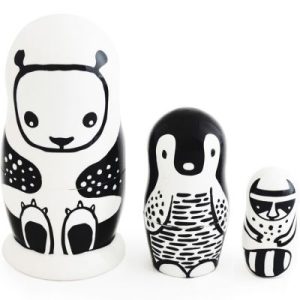 achetez Lot de 3 poupées gigognes animaux Wee Gallery au meilleur prix en promo