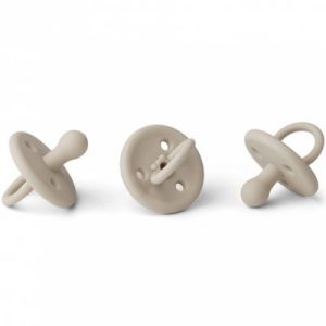achetez Lot de 3 sucettes en silicone Paula sandy (6-36 mois) Liewood au meilleur prix en promo