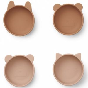 achetez Lot de 4 bols en silicone Iggy tuscany rose mix Liewood au meilleur prix en promo