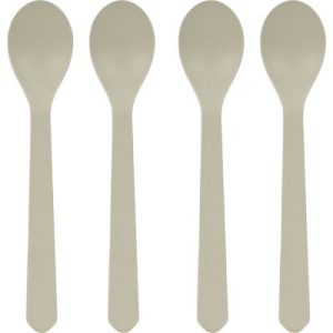 achetez Lot de 4 cuillères Geo Green Label Biocomposite Gris Lässig au meilleur prix en promo
