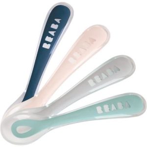 achetez Lot de 4 cuillères en silicone 2e âge bleu