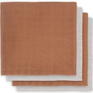 achetez Lot de 4 langes en bambou caramel (70 x 70 cm) Jollein au meilleur prix en promo