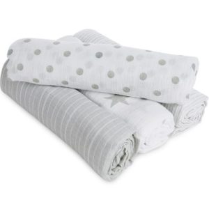 achetez Lot de 4 maxi langes en coton Dusty (112 x 112 cm) aden + anais au meilleur prix en promo