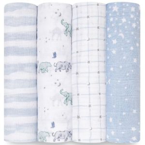 achetez Lot de 4 maxi langes en coton Rising Star (120 x 120 cm) aden + anais au meilleur prix en promo