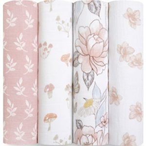 achetez Lot de 4 maxi langes en coton bio Earthly (120 x 120 cm) aden + anais au meilleur prix en promo