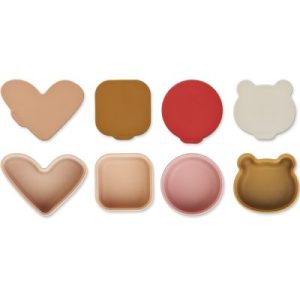 achetez Lot de 4 petites boîtes à goûter Toto Rose multi mix Liewood au meilleur prix en promo