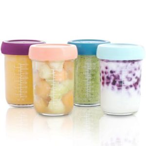 achetez Lot de 4 pots de conservation en verre Babybols (160 ml) Babymoov au meilleur prix en promo